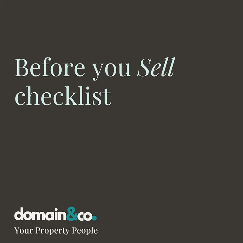 Before you Sell checklist
